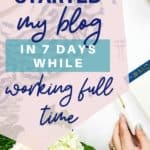 How I started my blog in 7 days while working full-time as a lawyer