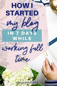 How I started my blog in 7 days while working full-time as a lawyer