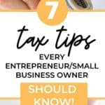 TOP 7 TAX TIPS FOR YOUR BUSINESS