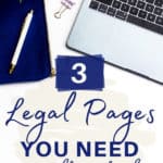 3 ways to legally protect your blog, website and online business