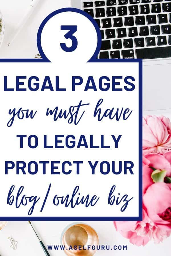 3 ways to legally protect your blog, website and online business