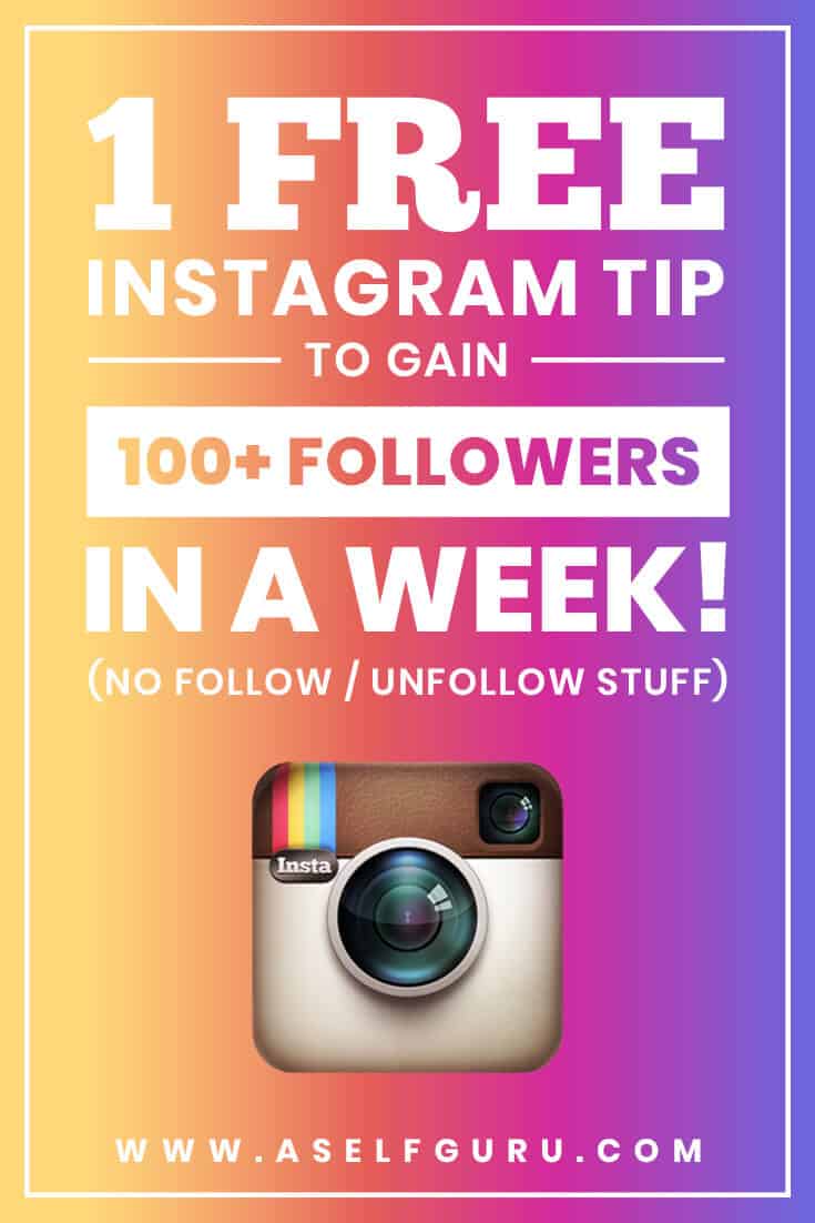 1 free instagram tip to gain followers every week - free instagram followers not fake