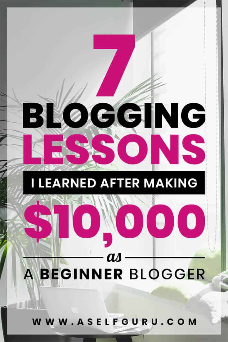 7 blogging mistakes and blogging lessons for beginner bloggers