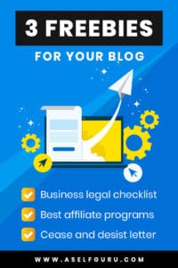 free business legal checklist, cease and desist letter, affiliate programs