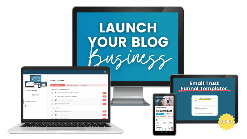 launch your blog biz course