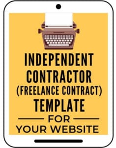 Independent contractor agreement freelance contract template for your bu