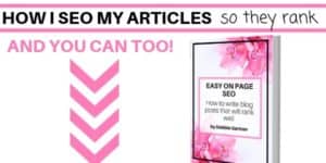 How I SEO My Articles