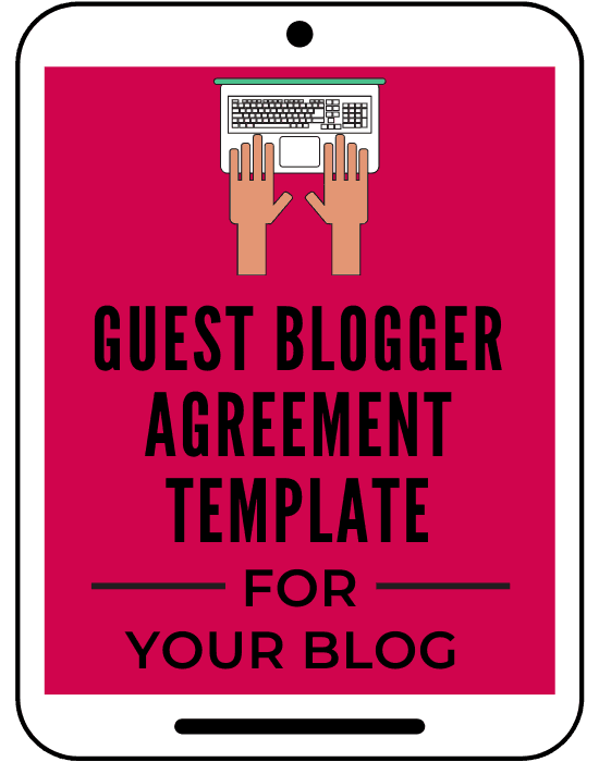 Guest Blogger Agreement template aselfguru amira law legal templates