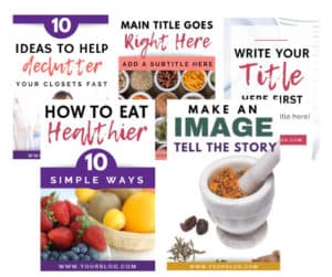 Pinterest templates bundle