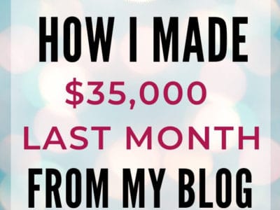 Make money blogging for beginners $35K