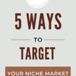Target your niche market