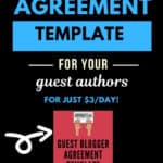 Guest Blogger Agreement Template