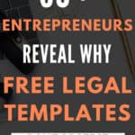 free legal templates don't protect your blog