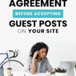 guest blogger agreement