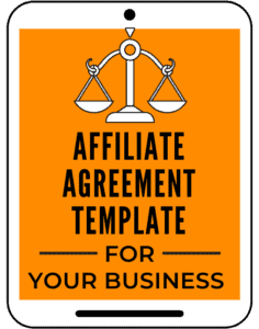 affiliate agreement template
