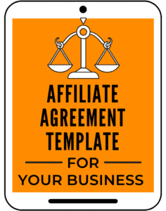 Affiliate agreement template