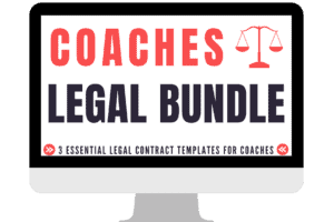 Coaching agreement, contracts for coaches bundle