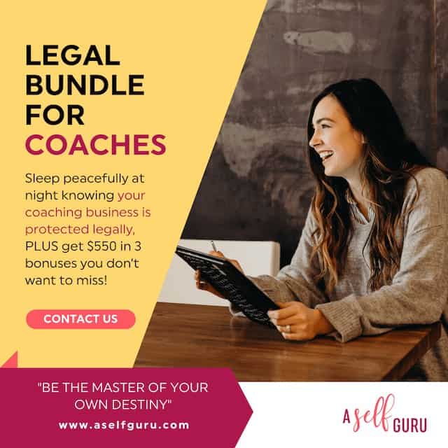 legal bundle for coaches, coaching agreement template, coaching contract aselfguru