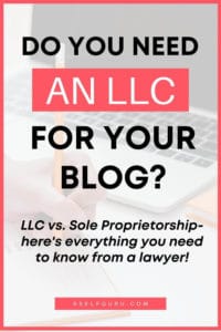 LLC business tips for bloggers