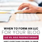 LLC for bloggers (business tips)