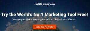 SEMrush trial