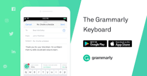 The grammarly keyboard