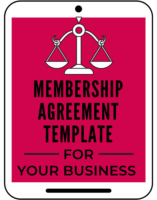 membership agreement template