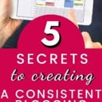 secrets to creating a blogging schedule