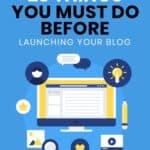 Blog launch checklist