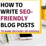 seo tips how to write seo friendly blog posts