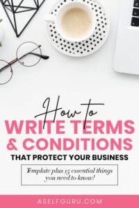 how to write terms and conditions for your website