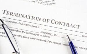 virtual assistant contract template termination of contract