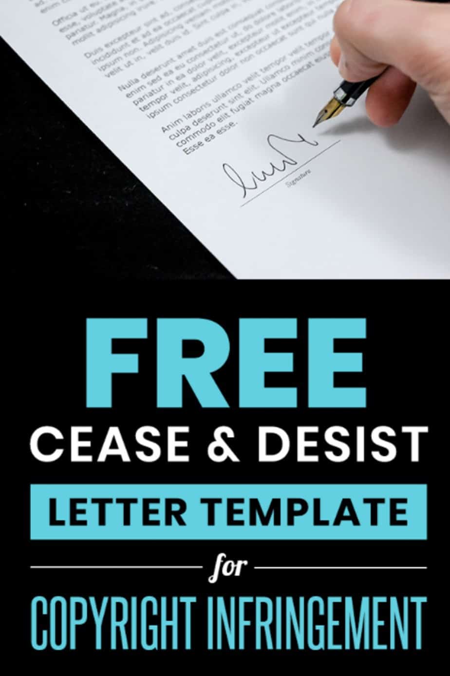 Free cease & desist letter template