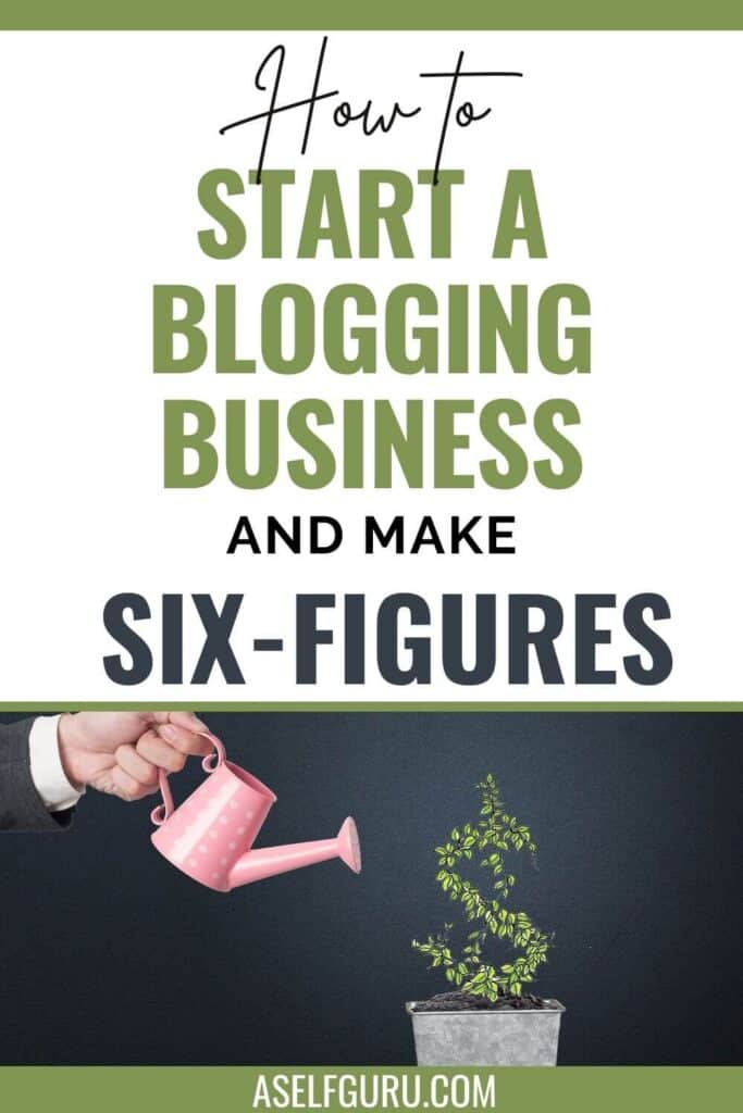 how to start a blogging business