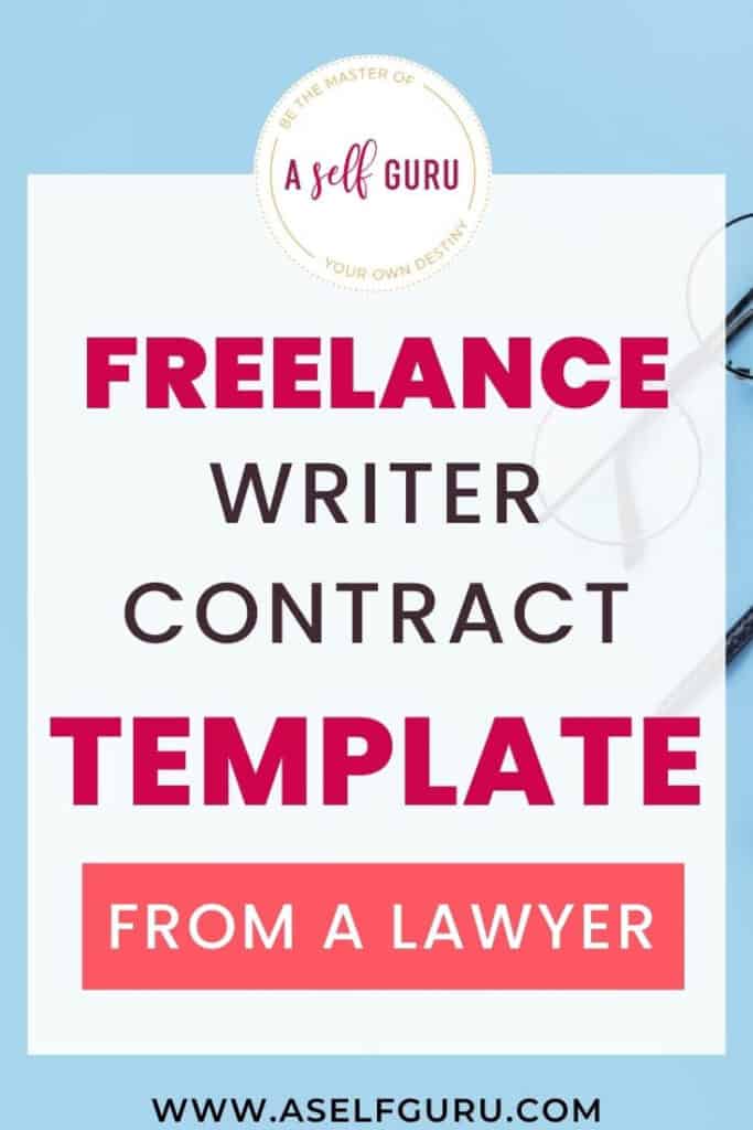freelance writer contract template aselfguru
