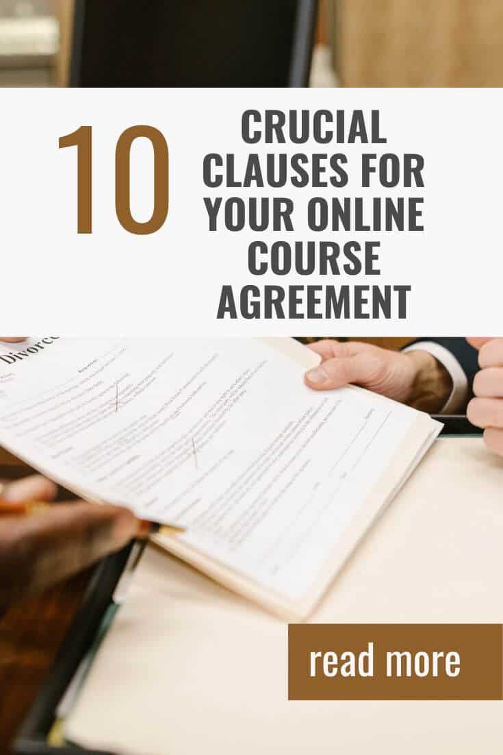 This is an Online Course Agreement Template Approved