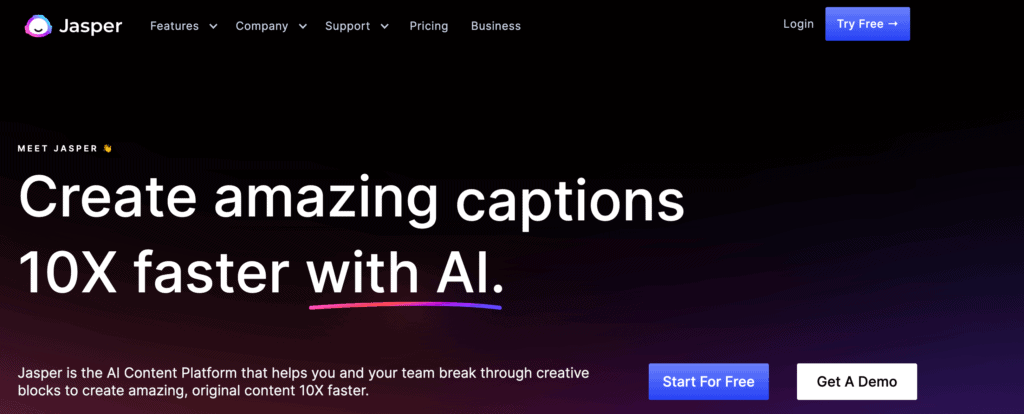 Jasper ai best copywriting software