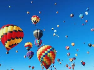 hot air balloon photo - best christmas in july gift ideas