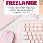 questions freelancers should ask clients