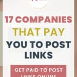 17 companies that pay you to post links