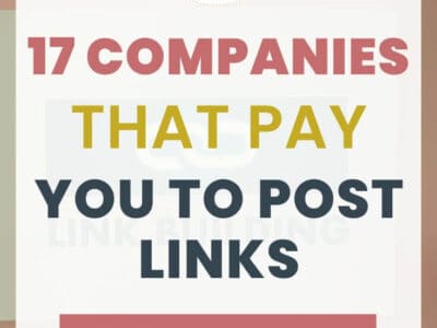 17 companies that pay you to post links