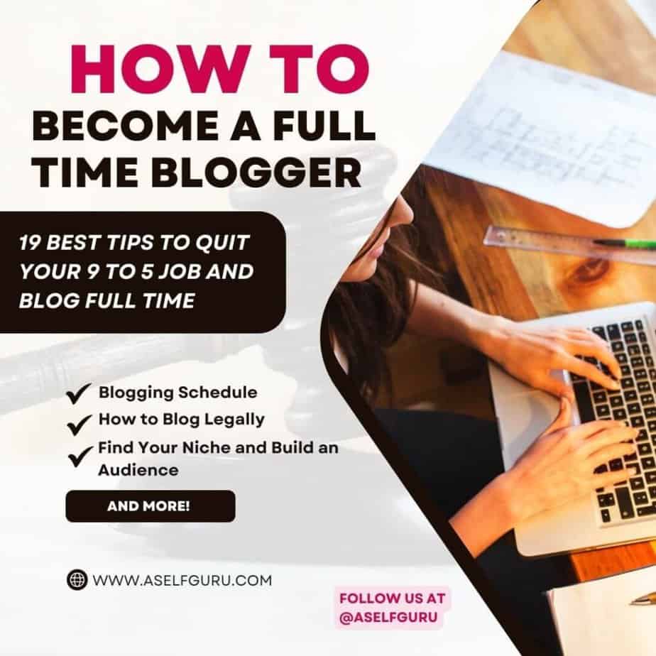 how to become a full time blogger (and make money online)