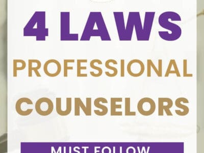 laws for professional counselors