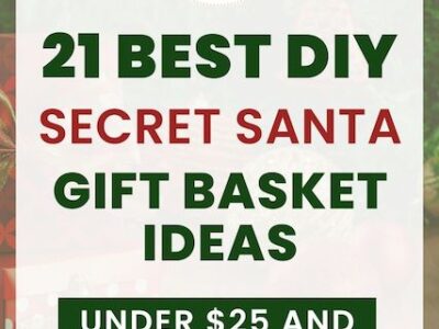 21 best secret santa gift basket ideas (under $25 and more!)