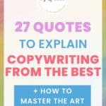 27 Quotes about copywriting