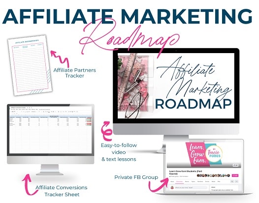Affiliate marketing roadmap course by Tracie Fobes