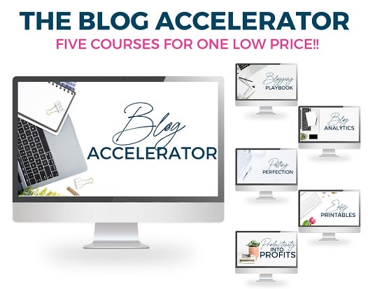 Blog accelerator course by Tracie Fobes