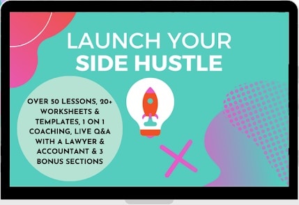 Launch your side hustle course by Daniella Flores
