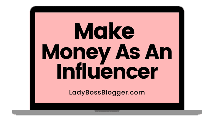 Make money as influencer course by Elaine Rau