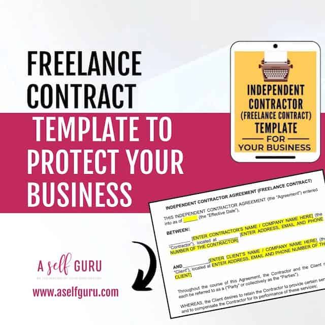 freelance writing contract template